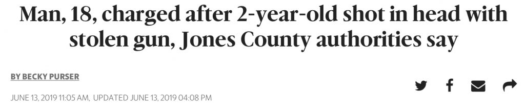 2 year old shoots self 